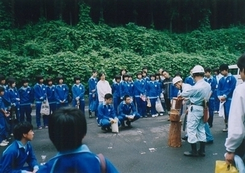 佐田中学校「緑の少年団」活動